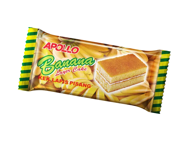 APOLLO Banana Flavour Layer Cake - Single Pack