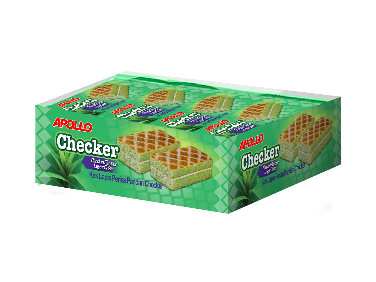 APOLLO Checker Pandan Flavour Layer Cake - Image 4