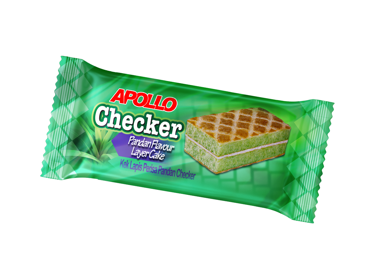 APOLLO Checker Pandan Flavour Layer Cake
