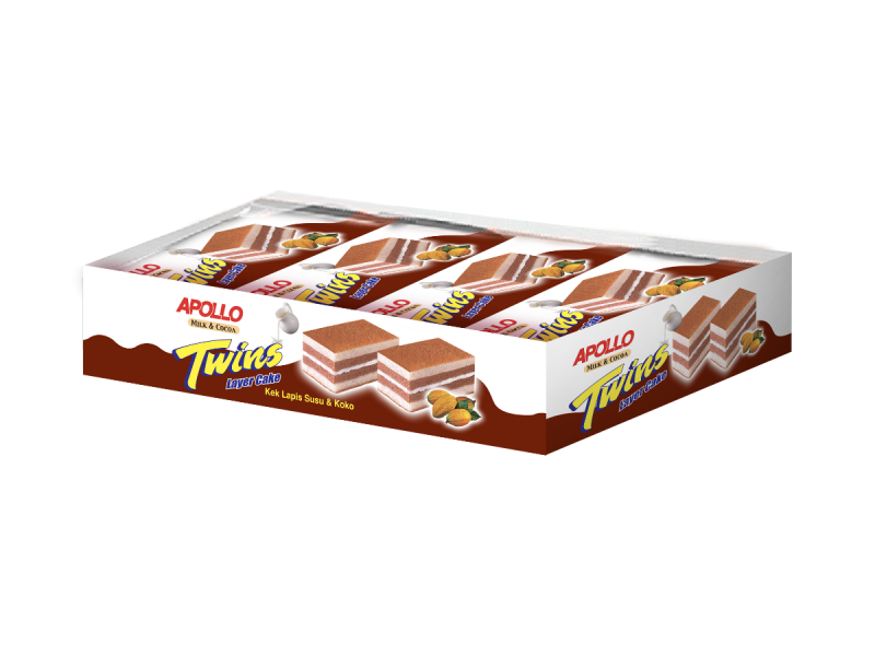 APOLLO Milk & Cocoa Twins Layer Cake - Image 4