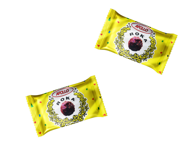 APOLLO Roka Wafer Ball Covered with Nutty Chocolate