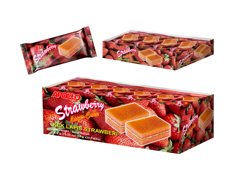 APOLLO Strawberry Layer Cake - Image 2