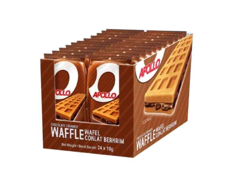 APOLLO Chocolate Creamed Waffle - APOLLO Food Holdings Berhad