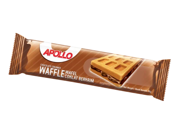 APOLLO Chocolate Creamed Waffle - Single