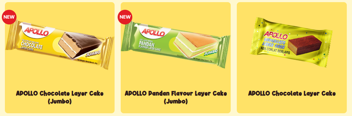 APOLLO cake range